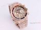 New Frosted Audemars Piguet Rose Gold Royal Oak 41mm Rainbow Diamond Watch Replica (3)_th.jpg